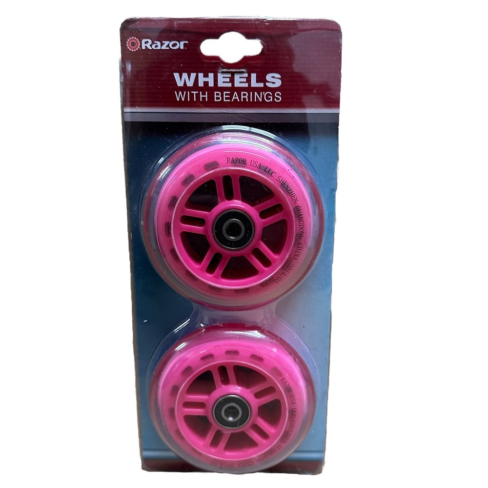 Razor Replacement 98mm Wheels with Bearings 134932-PK Brand-New‎ QTY Discounts